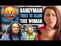 Couple Reacts!: Handyman TRIES TO SCAM Woman, He Instantly Regrets It | by Dhar Mann