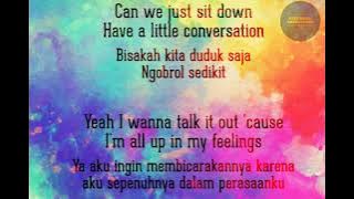 Celina Sharma & Harris J ( 24_7 ) (Lirik Lagu Terjemahan) - Tik Tok ( I'm Thinking About You )