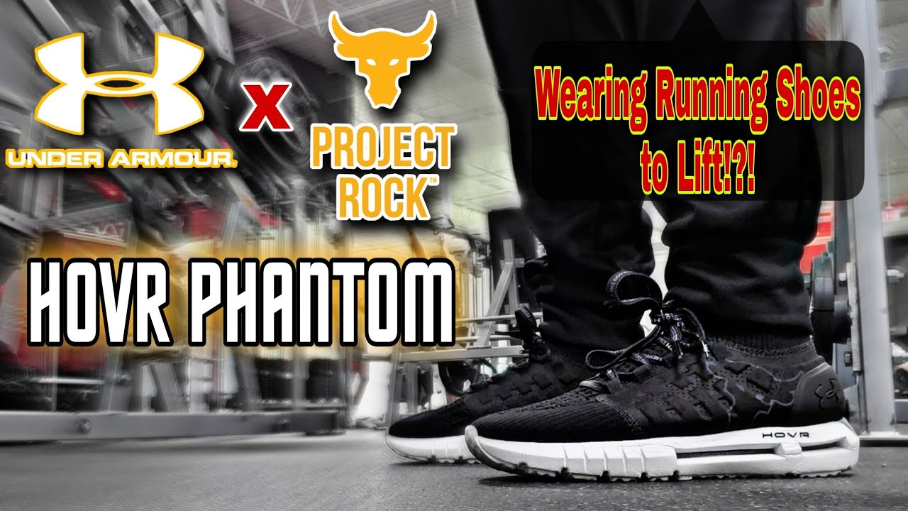 Should You Wear Running Shoes Lift Weights? | UA Project Rock HOVR Phantom VLOGS - YouTube