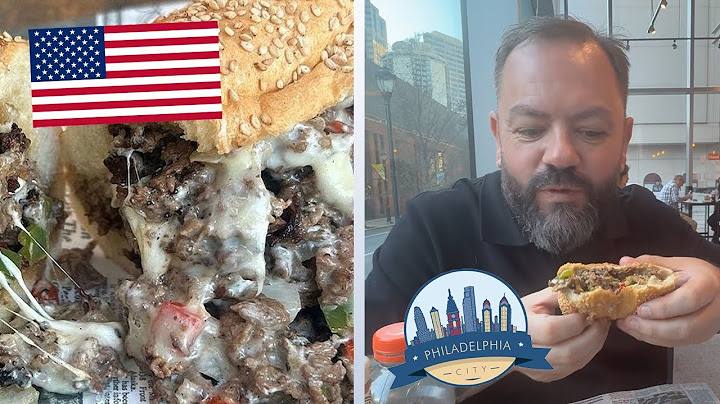 BRITS Try the BEST CHEESESTEAK in PHILADELPHIA!