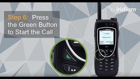 Iridium Extreme PTT: Test Your Satellite Phone
