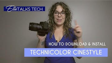 TUTORIAL: Install Technicolor CineStyle on Canon DSLR - Canon 90D with EOS Utility