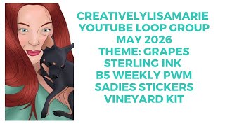 #youtubecollabloopgroup Sterling Ink B5 Weekly PWM + Sadies Stickers