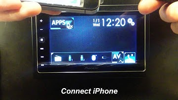 Pioneer: SPH-DA120 How to connect iPhone 4/4s for AppRadio Mode