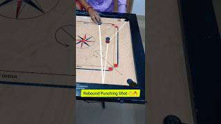 Carrom Rebound Punching Shot 👆🔥 #shorts #carromtrickshots #carromking #akscarrom screenshot 3