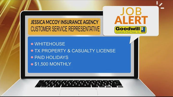 JOB ALERT: Jessica McCoy Insurance Agency in White...