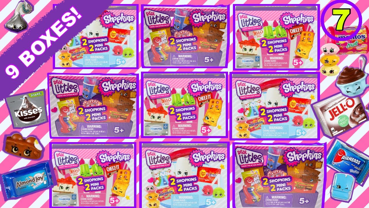 UNBOXING REAL LITTLES SNACK TIME!! REAL LITTLES FRIDAY 7! YouTube