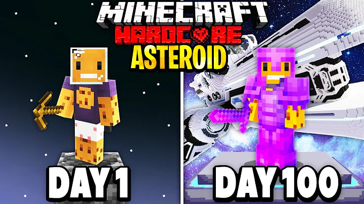 I Survived 100 Days on ONE ASTEROID in Hardcore Minecraft... Here's What Happened