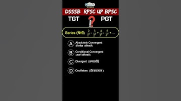 CONVERGENT OR  DIVERGENT ?? |  REAL ANALYSIS BY ROHIT NAMA SIR | #rohitnama #dsssb #rpsc #maths
