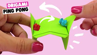 How to make origami TENNIS paper toy