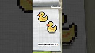 Rate my 8-bit duckling 1-10! 👇#PixelArt #RetroVibes #Drawing  #pixelmapper #art ##CreativeProcess