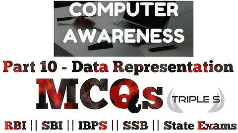 #ComputerAwareness Part 10- #MCQs - Data Representation || JKSSB Accounts Assistant (2 Marks)