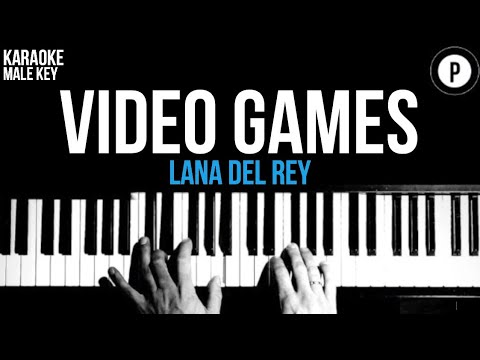 lana-del-rey---video-games-karaoke-slower-acoustic-piano-instrumental-cover-lyrics-male-/-higher-key