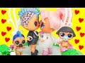 Punk Boi Family LOL Surprise Wedding with Lils Fuzzy Pets | Toy Egg Videos