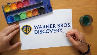 How to draw the WARNER BROS. DISCOVERY logo