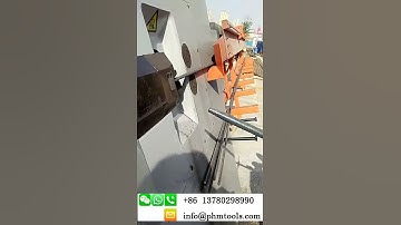 Phmtools cnc steel bar bending machine is working