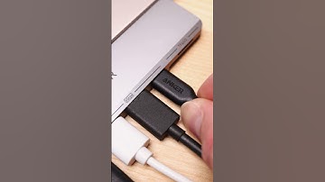 Supercharge your #macbook with this #usbchub⚡️#desksetup #officehacks #techtips #productivity #anker