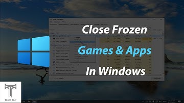 Close a Frozen Game & Programs When Alt-f4 and the Task Manager Don