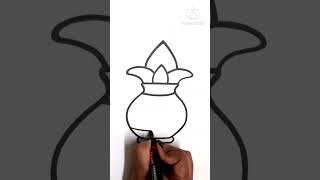 Navratri Kalash Drawingeasy Drawing