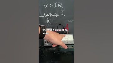 How does a #multimeter measure #resistance? #physics #physicsdemo #ohmslaws