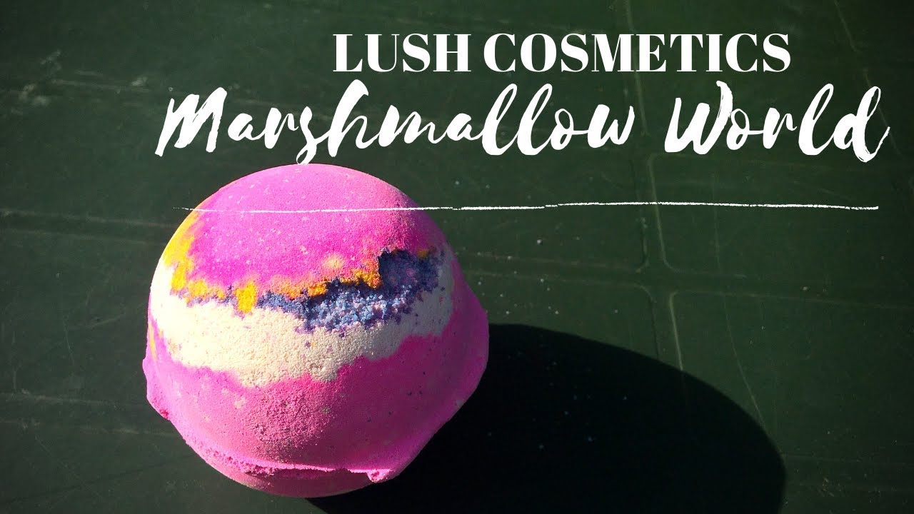 Marshmallow World | LUSH Bath Bomb Review