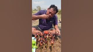 7473143625572961567   A Dish Of Yummy Crispy Quail Grill #foodtiktok #eating #cooking