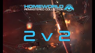 Homeworld Remastered: Tight 2v2 on Fallen Lords