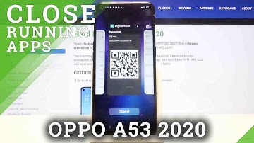 How to Close Running Apps in OPPO A53 2020 – Deactivate Background Apps