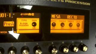BOSS GT 100 METAL DEMO/REVIEW,HOW TO USE THE BOSS GT 100 AS AN AXFX ALTERNATIVE
