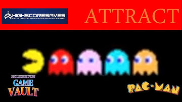 Pacman Free Play and High Score Save Kit - Attract Mode
