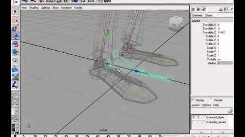Cartoon Character Rigging. Part 5. Autodesk Maya