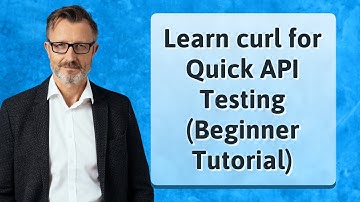 Learn curl for Quick API Testing (Beginner Tutorial)