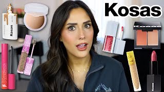 FULL FACE OF KOSAS MAKEUP | watch BEFORE you buy!