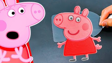 The MOST SATISFYING Peppa Pig PANCAKE Art!