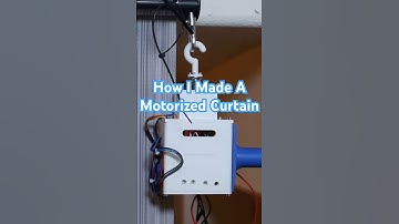 How I Made A Motorized Curtain #3dprinting #3dprintingshorts #3dprinted