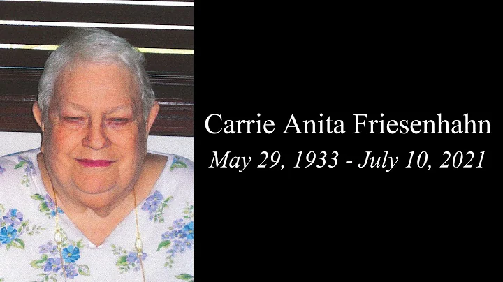 Carrie Friesenhahn - Funeral Ceremony