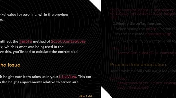 Solving the ScrollController jumpTo Issue in Flutter