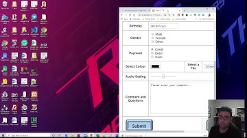 HTML Form - Part four [image attribute, submit, reset button and inputs, textarea]
