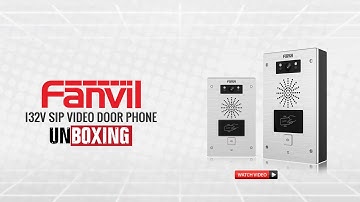Unboxing video:  Fanvil i32V Outdoor IP Video Intercom with Night Vision Infrared RFID & Infrared.