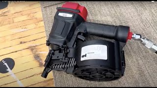 How To Use A Pneumatic Coil Nailer Professional Air Nail Gun Step By Step Detailed Tutorial Demo