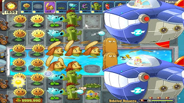 Plants vs Zombies 2 PAK Mod Lingxiao Kungfu Version 1.4 - Gameplay Walkthrough Part 4