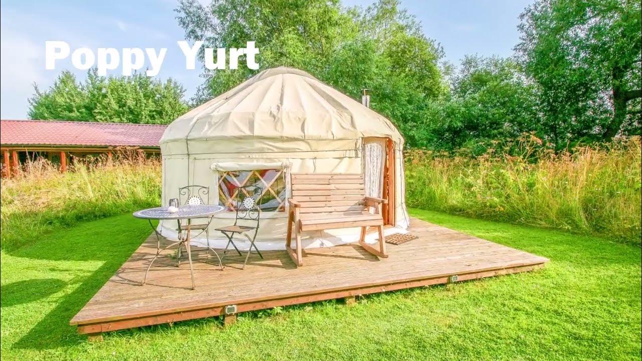 Poppy Yurt Acorn Glade Glamping York YouTube