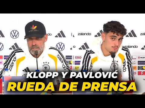 JÜRGEN KLOPP y ALEKS PAVLOVIĆ, rueda de prensa completa tras el GRECIA 0-0 ALEMANIA