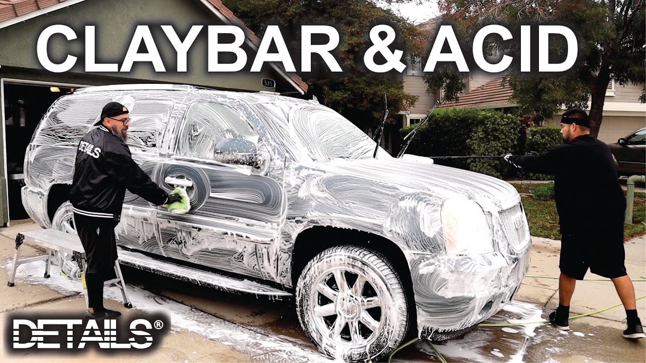 Claybar and Acid on this Yukon - Joel Detailing 