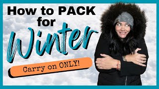 Pack with me | What to pack for a WINTER Trip