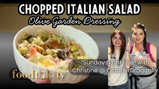 The BEST Italian Chopped Salad Copycat Olive Garden Dressing SNL