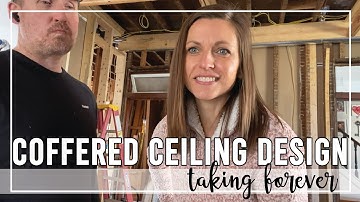 COFFERED CEILING IN DINING ROOM (Ep. 5 | Part 1):Why is this taking so long?!