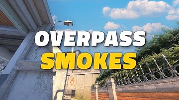 CS2 Overpass Smokes You Need to Learn