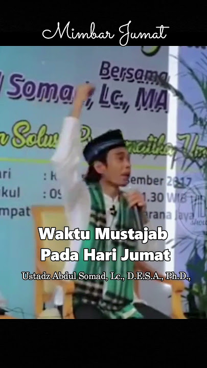 #short  Ustadz Abdul Somad - Waktu Mustajab hari jumat #ustadzabdulsomad
