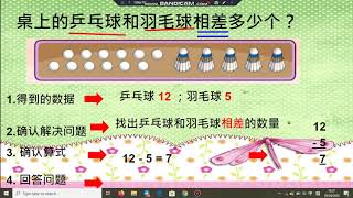 一年级数学 解决问题 加法和减法 Youtube